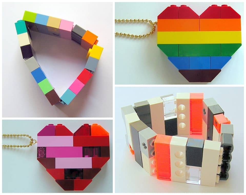 Jewelry inspired by LEGO