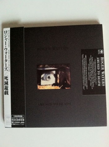 roger waters - amused to death japan lp cd