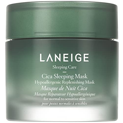 LANEIGE Hypoallergenic Cica Sleeping Mask vs Sleep Master Mask - Slant