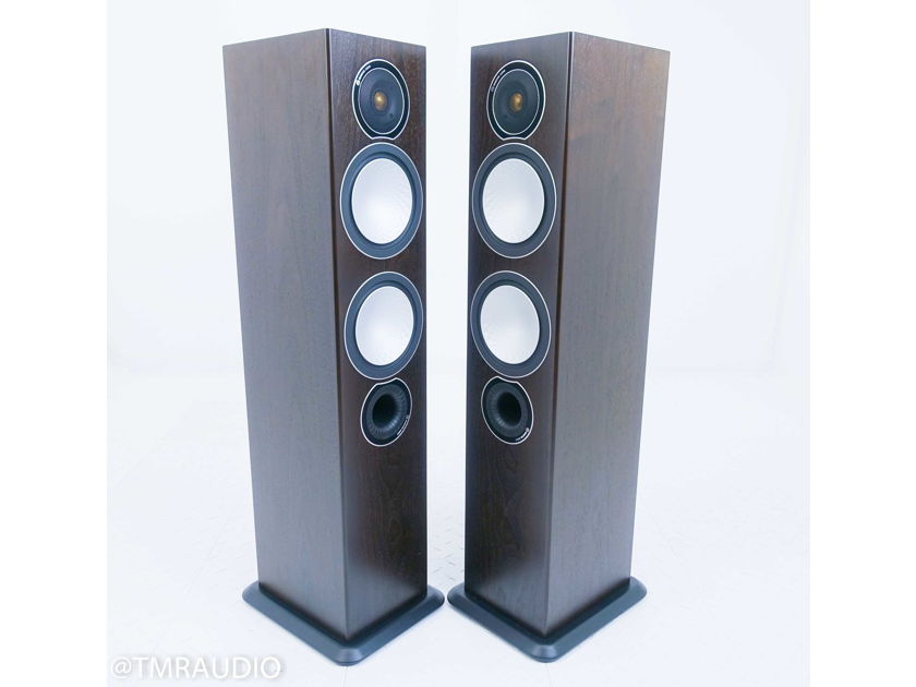 Monitor Audio Silver 6 Floorstanding Speakers Walnut Pair (15850)