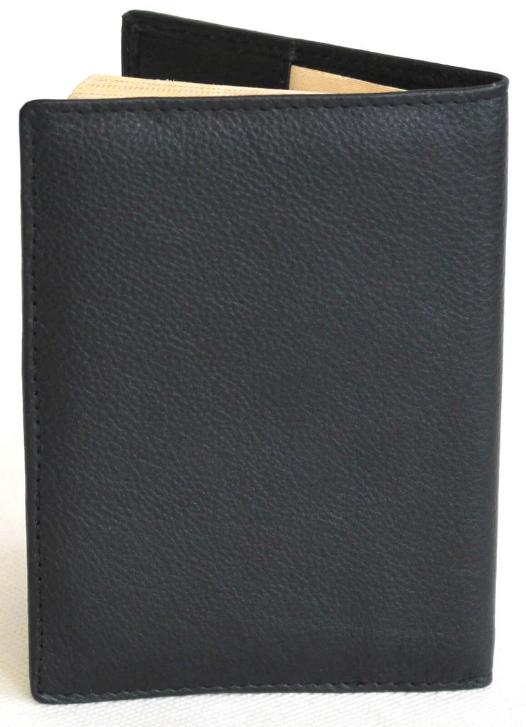 RFID Security Lined Leather Passport Holder Full Grain Cow Hide Leather. Style number: 11017 Hide & Chic - Image 9