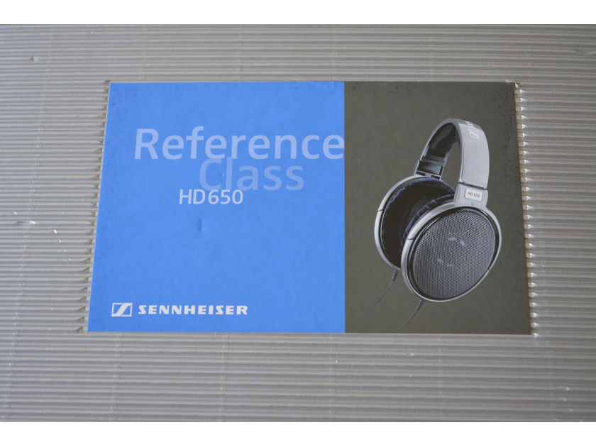 Sennheiser Electronics HD-650 Headphones - Excellent! (see pics)