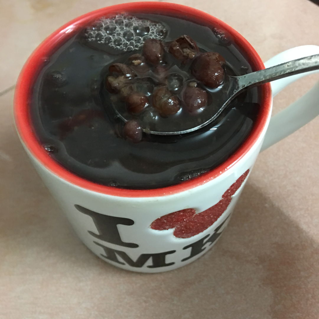 Nov 30th, 2019 - red beans drink with sago.