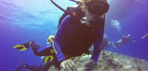 Diving in Side from Belek