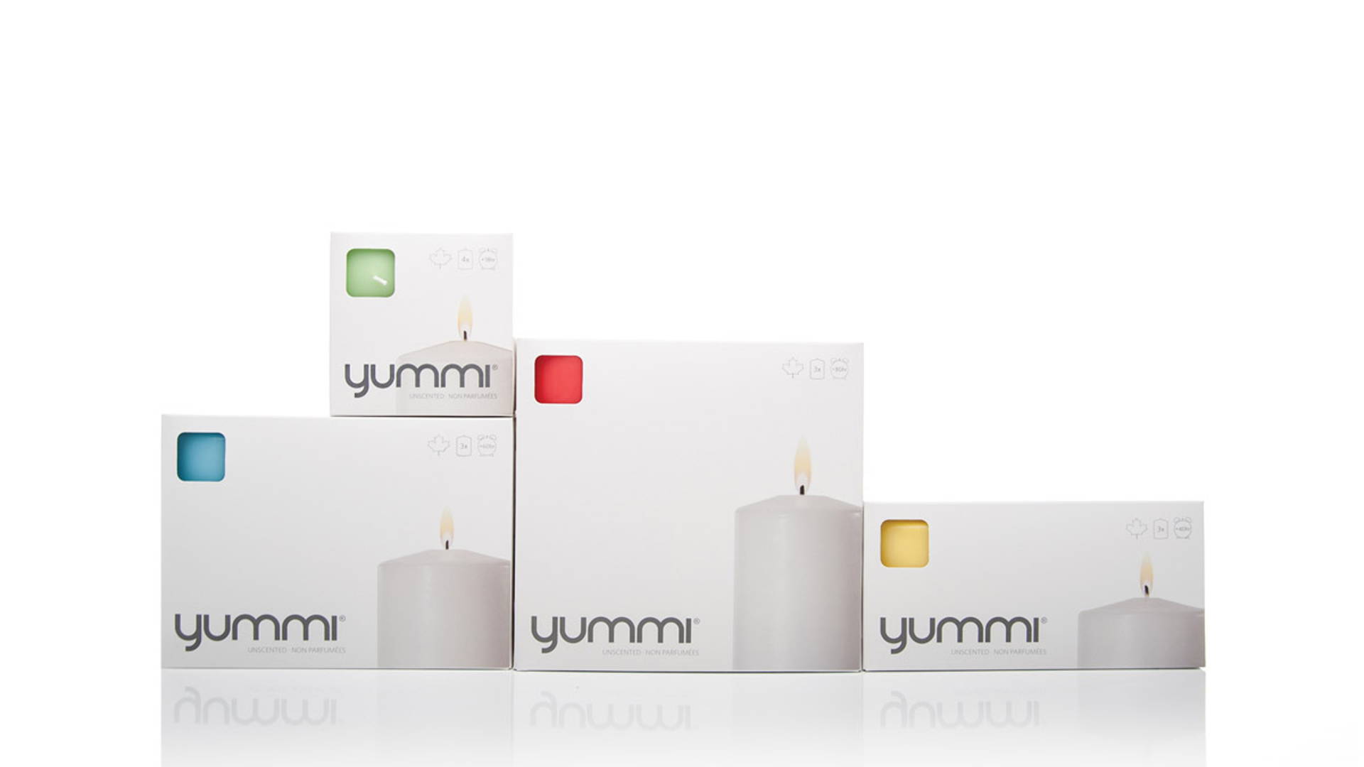 Featured image for Yummi Unscented Candles 