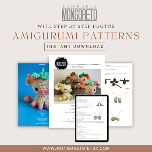 Flavored Cows amigurumi pattern