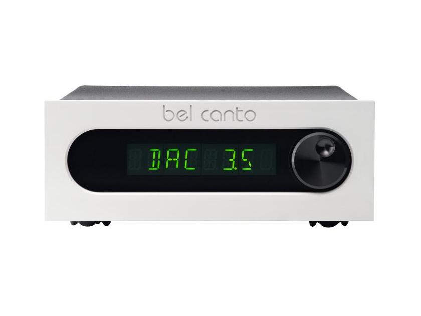 Bel Canto Design DAC 3.5vb MkII and VBS1 power supply silver face