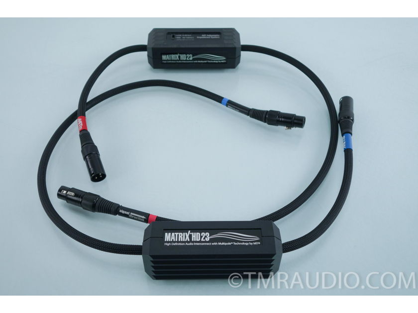MIT Matrix HD 23 XLR Cables; 1m Pair Interconnects(9563)