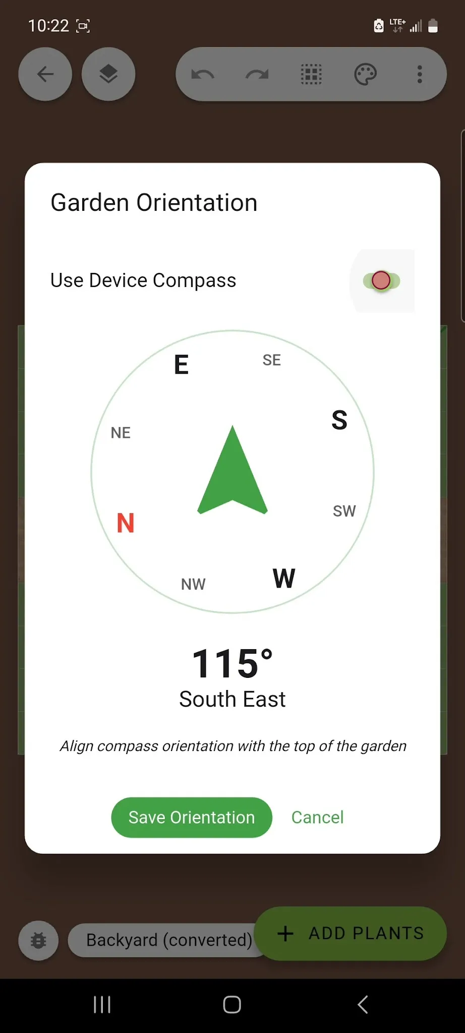 Enable Device Compass