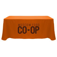 single color print table covers standard polyester