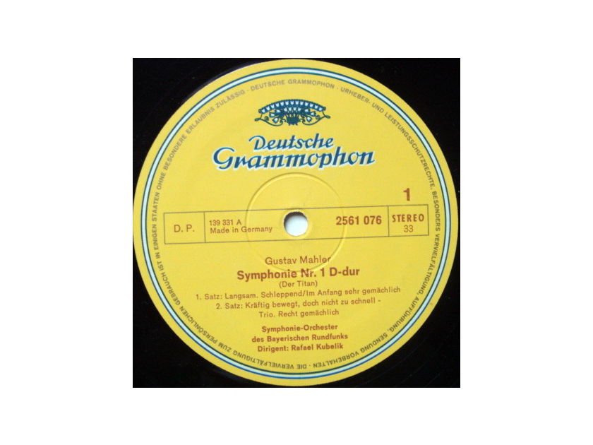 DG / RAFAEL KUBELIK, - Mahler Ten Symphonies, MINT, 14LP BOX Set!