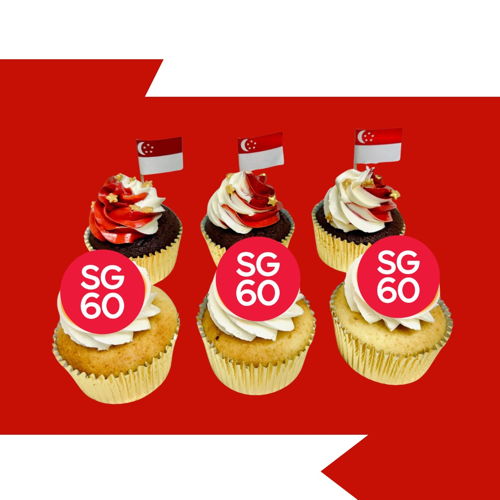 SG60 Celebration Cupcakes