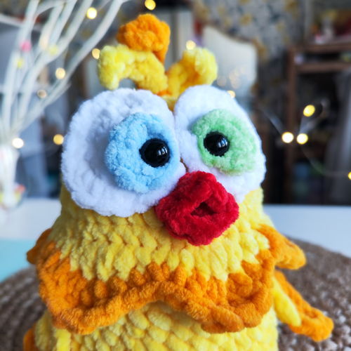 Easter CHICKEN Crochet Pattern - Easter Egg Basket