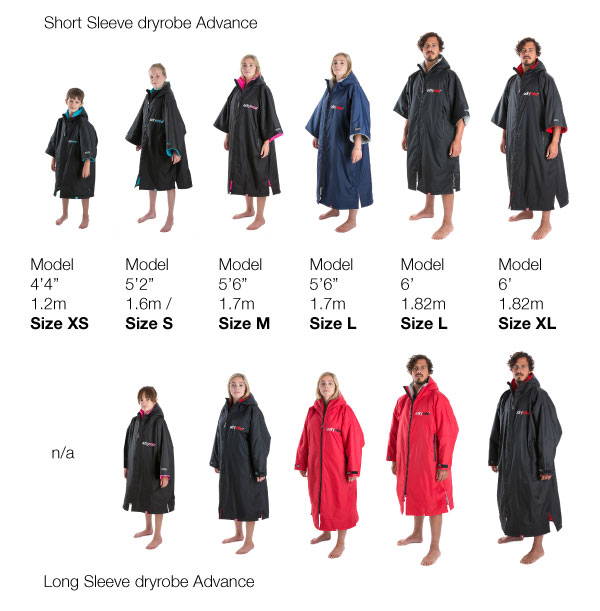 How To Choose Your Dryrobe Style Size Guide Fit Right Dryrobe USA