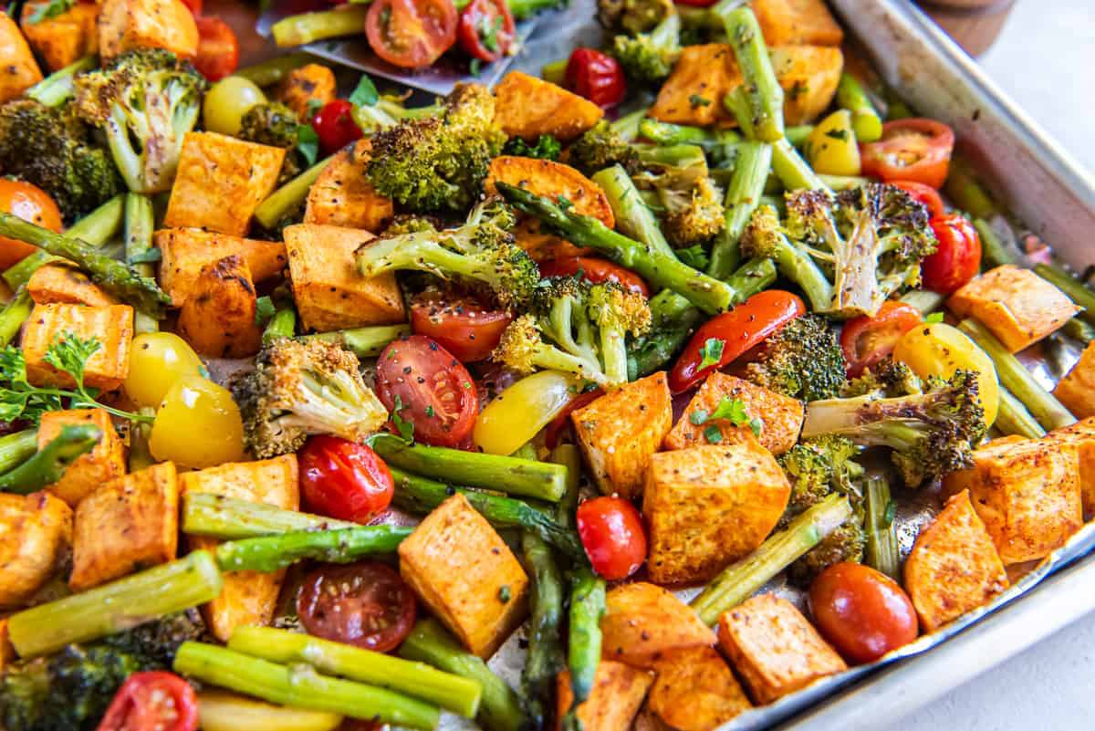 Ghee roast veggies