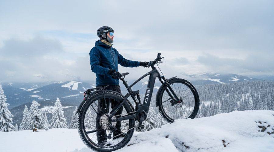 cube ebike in de winter