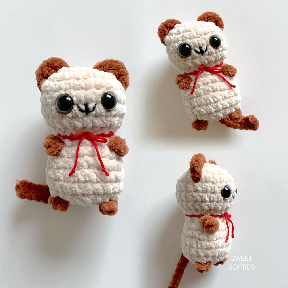 Haak een kattenpop! Amigurumi-tutorial zonder naaiwerk