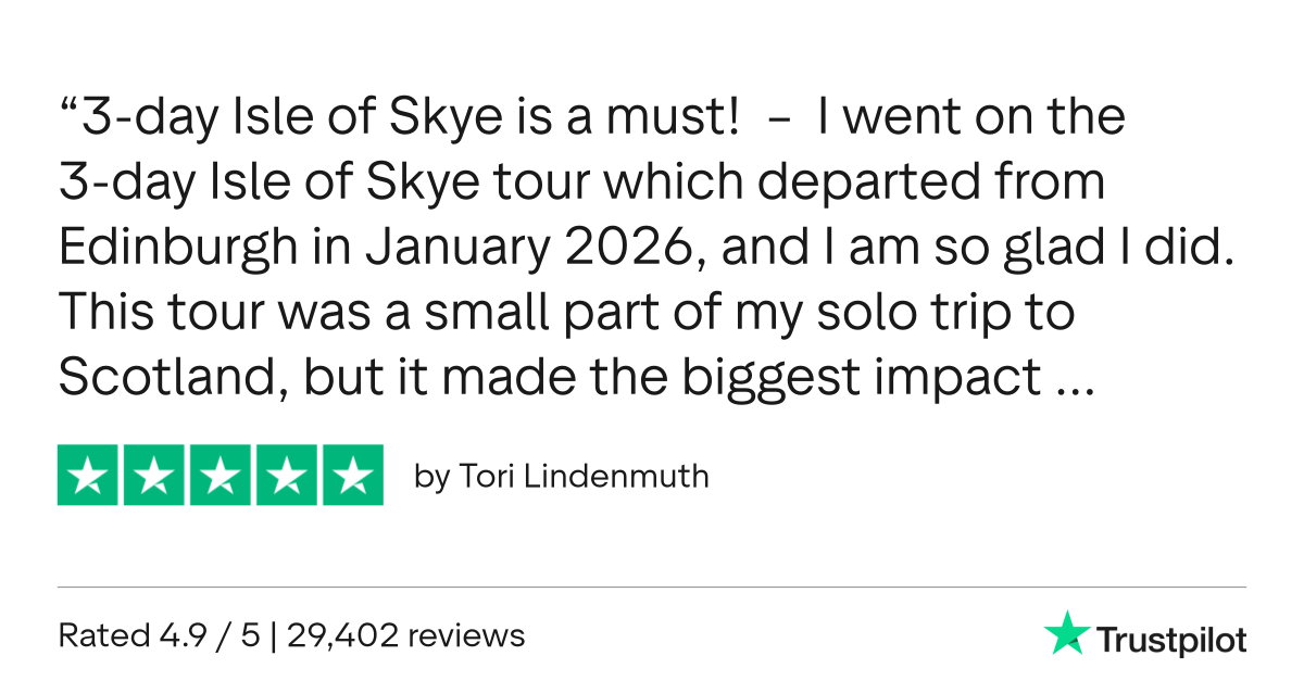Rabbie's Tours reviewed by Tori Lindenmuth on 2/1/2026