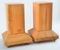 Mapleshade Rooted Butress Speaker Stands in Natural Maple