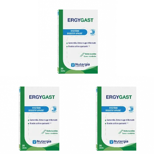ERGYGAST - Confort Digestif - Lot De 3