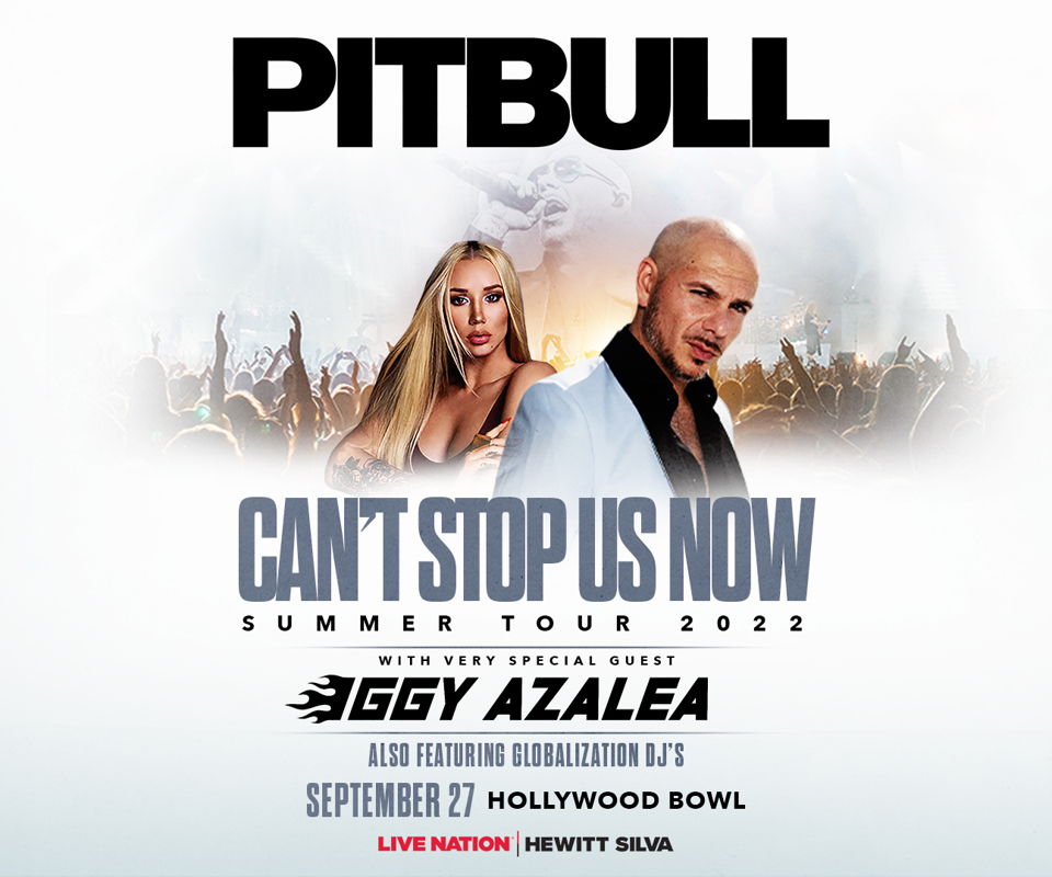 Pitbull Can't Stop Us Now Tour Hollywood Bowl