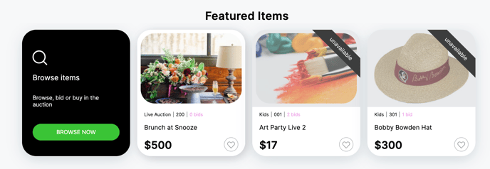 featured items