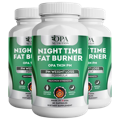 Night Time Fat Burner and Maximum Night Shred with Sleep Aid - 60 Ct pack of 3