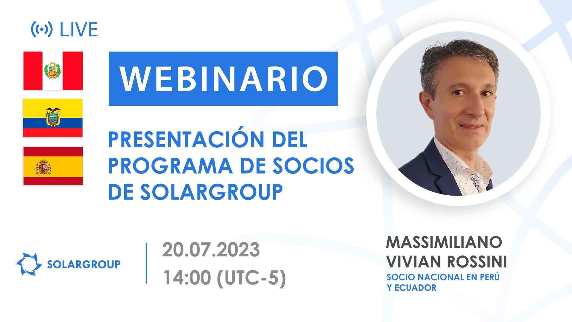 Peru. Presentación del programa de socios de SOLARGROUP