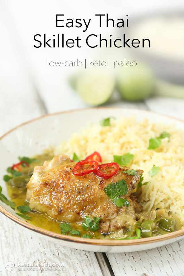 Keto Thai Skillet Chicken