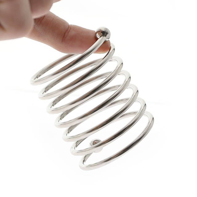 Spiral penis ring