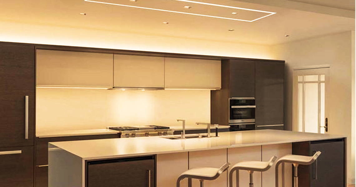 3000k Warm White LED Strips Kitchen