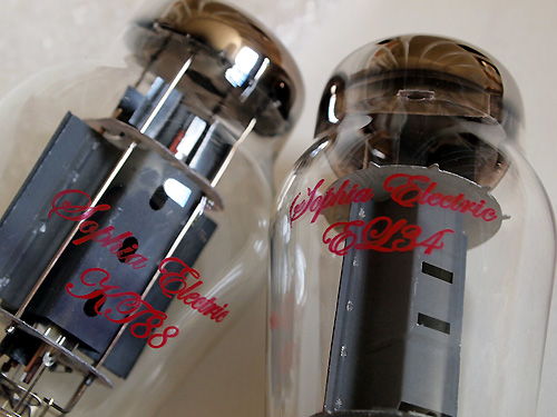 Sophia Electric New KT88 and EL34 tubes introductory sp...