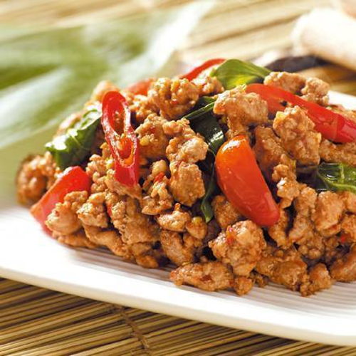辣炒豬肉 Spicy pork stir-fry
