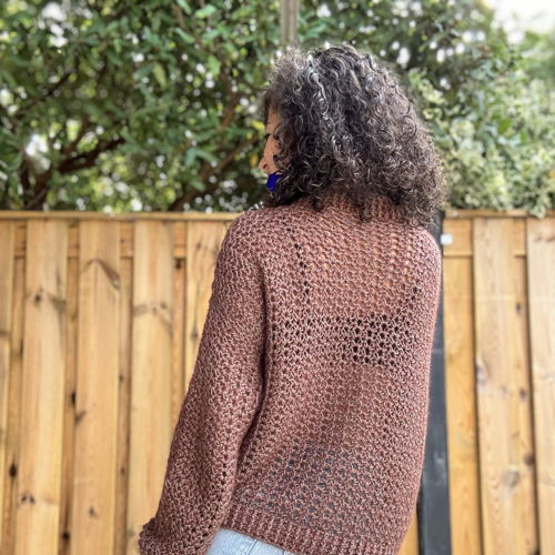 Haak een trendy oversized trui | Amira Cardigan