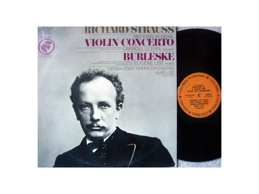 Columbia Odyssey / GLENN-LIST, - R Strauss Violin Concerto, NM!