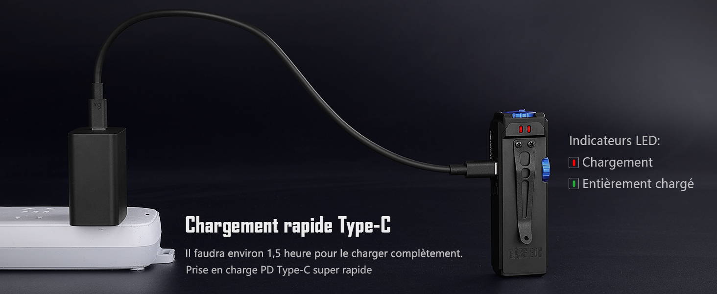 IMALENT LD35 Lampe de poche rechargeable EDC