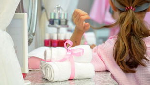 spa party bademäntel kindergeburtstag maedchen