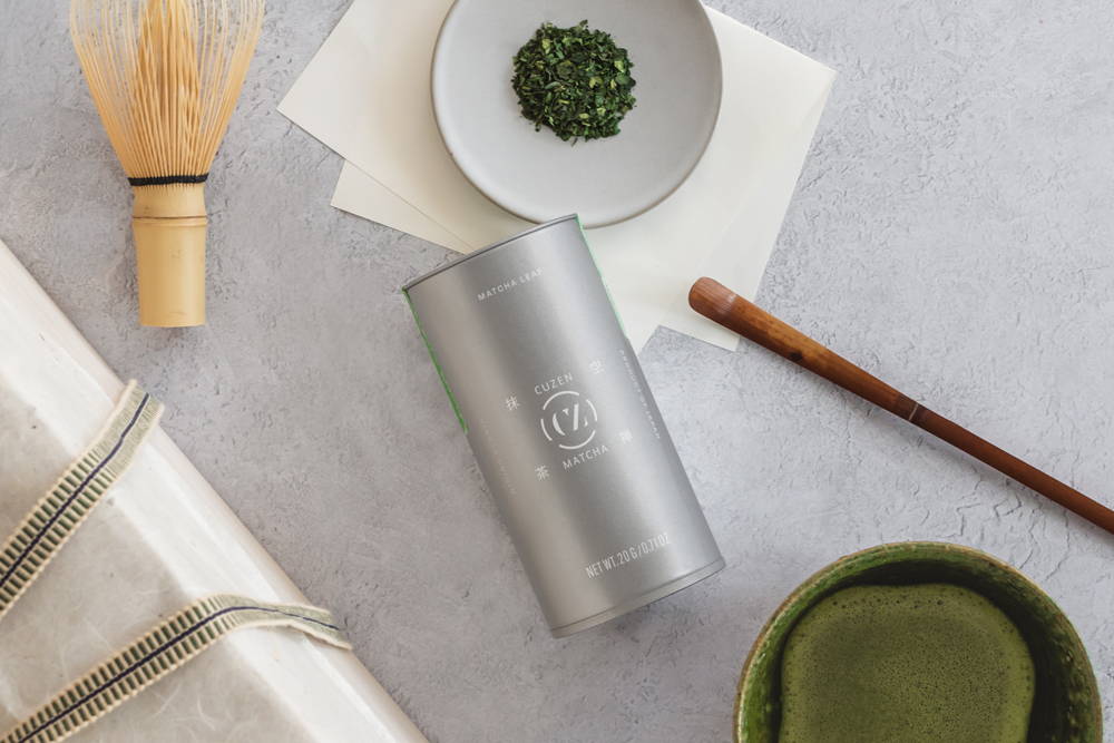 Organic single origin matcha leaf can, Okumidori