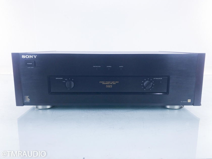 Sony TA-N55ES Vintage Stereo Power Amplifier Wood Side Panels (16189)