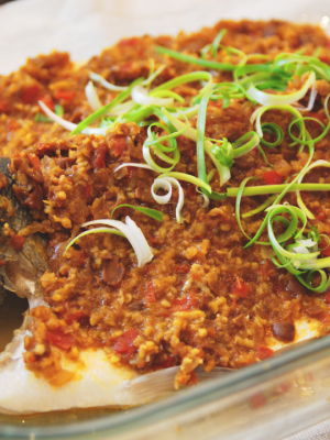 Steamed Fish with Fermented Bean Paste Recipe