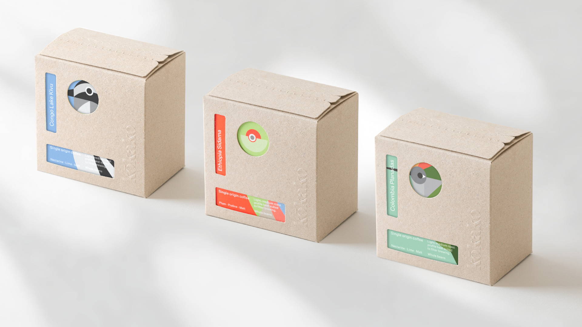 Kokako Organic Coffee Roasters Single Origin Packaging | Dieline ...