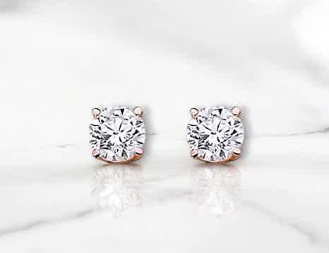 Shop diamond stud earrings - Pobjoy Diamonds