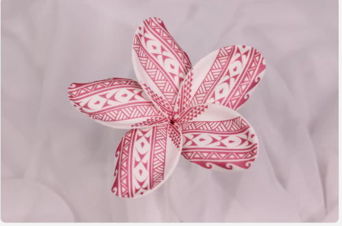 Blossom Tribal Tattoo Frangipani Real Touch (6 Pack) - Realistic Artificial Flowers - Image 7