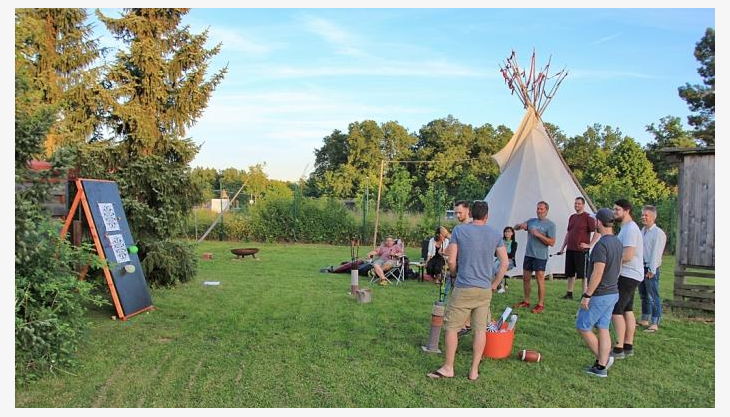 bester geburtstagde erlebnisräume camping tipi gruppe