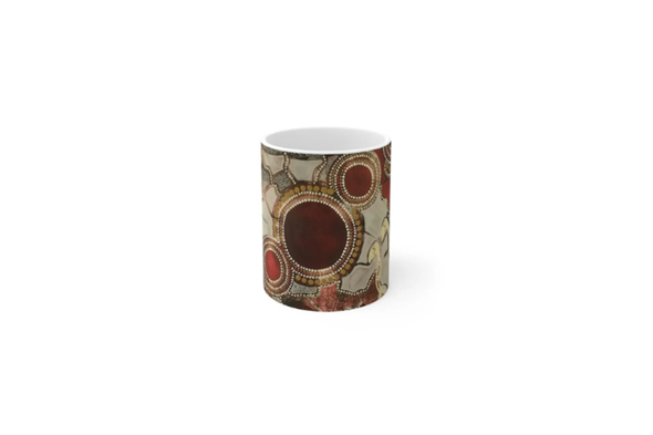Artistic Ceramic Coffee Mug – Unique Boho Drinkware Gift with comfort