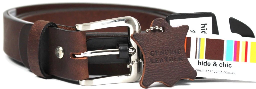 Genuine Full Grain Leather Men’s Belts. Style: 45008 - Image 3