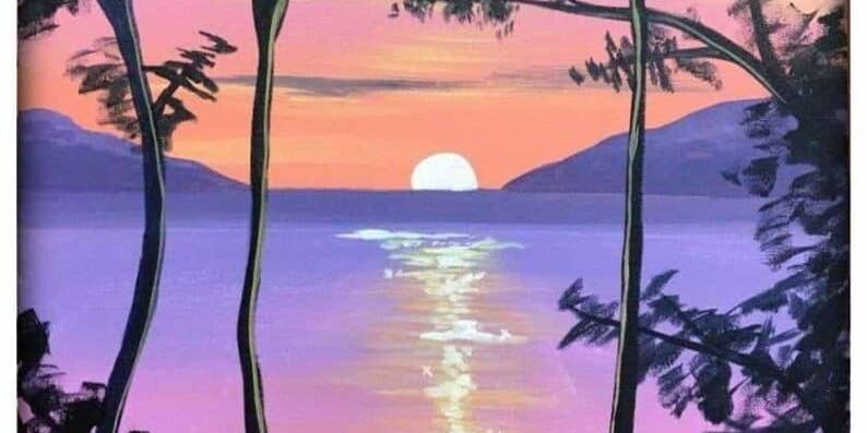 Serene Sunset  - Painting Class promotional image