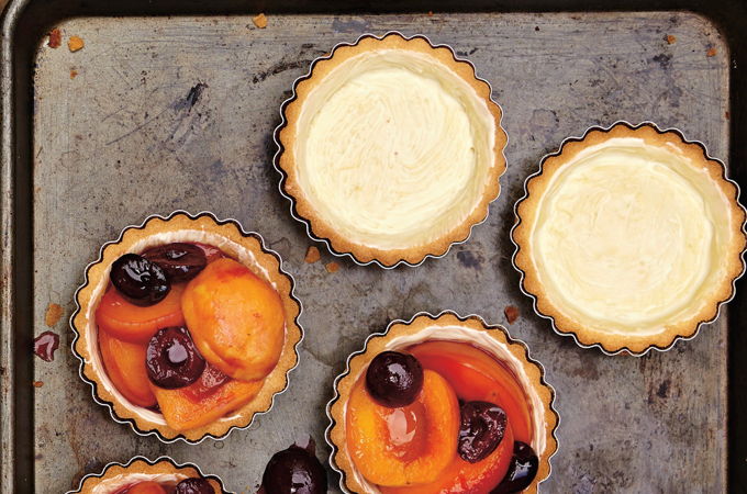 Tartelettes de fruits au barbecue