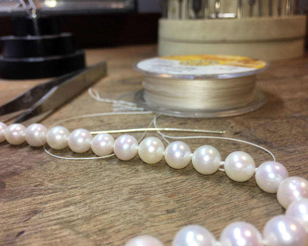 Renfilage ou réenfilage de colliers - réparation - La Perle Rare