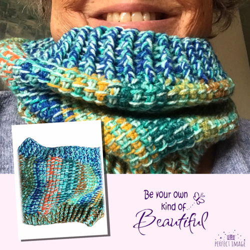 Haakpatroon kleurrijke Tunische sjaal